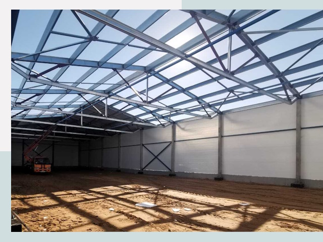 Строительство сенохранилищ в Туймазах