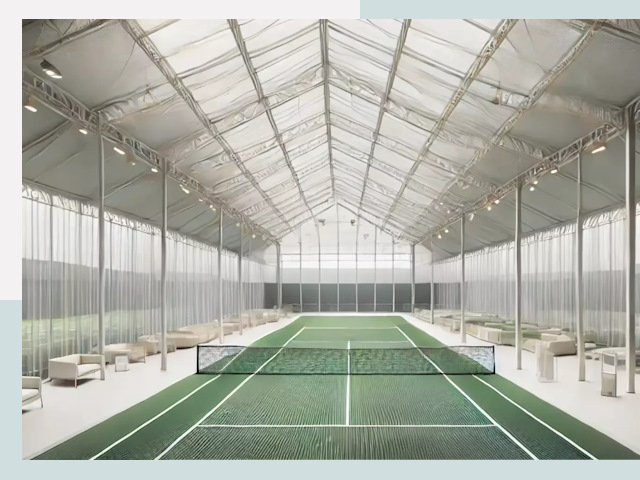 Строительство теннисных кортов в Туймазах