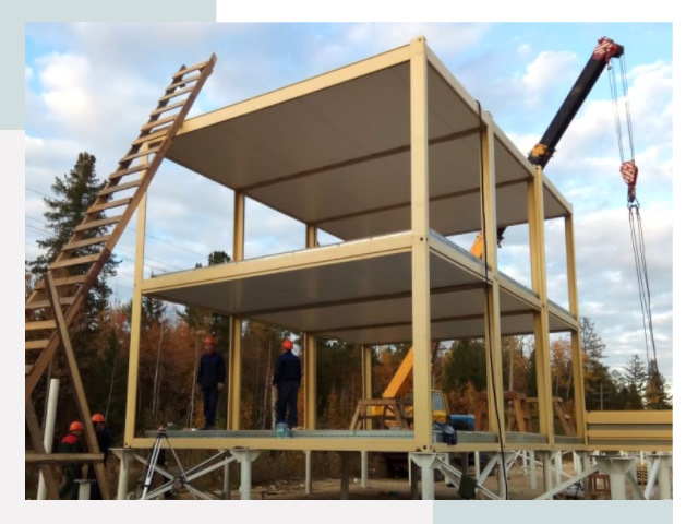 Строительство модульных здания Туймазы