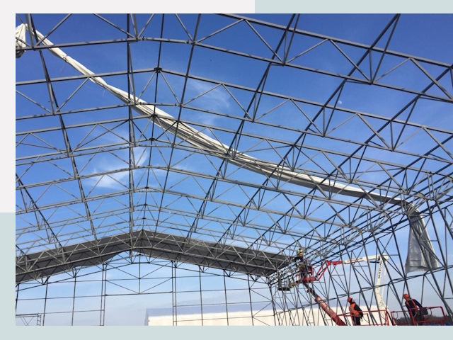 Шатровые ангары от 611 руб. в Туймазах и Башкирии