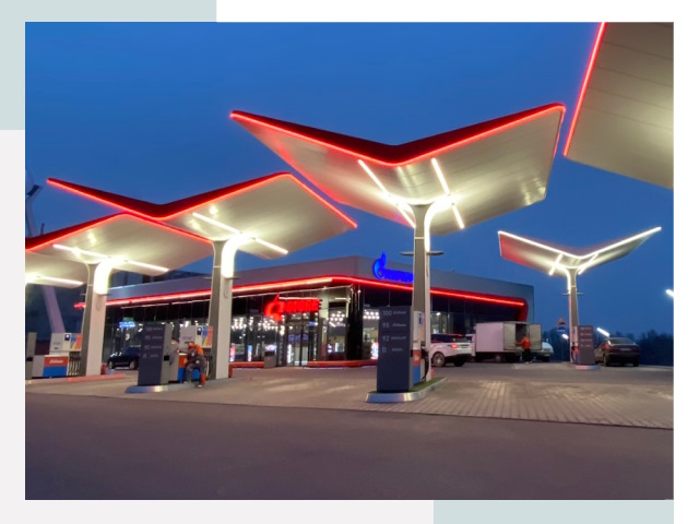 Навесы для АЗС в Туймазах