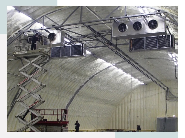 Оснащение ангаров в Туймазах