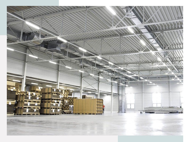 Освещение ангаров в Туймазах