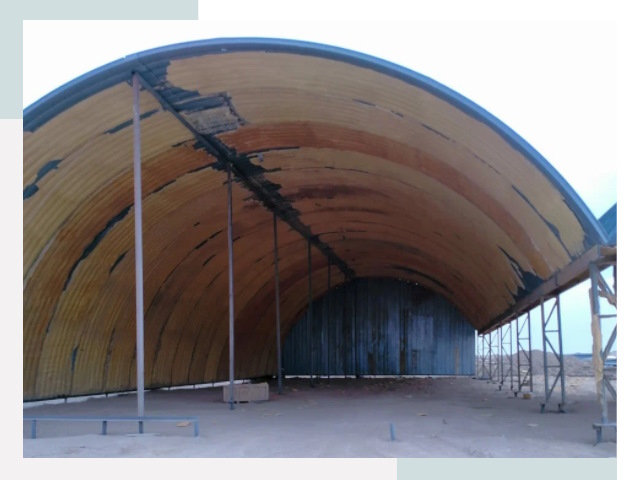 Реконструкция ангаров в Туймазах